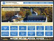 Tablet Screenshot of annvilleinstitute.com
